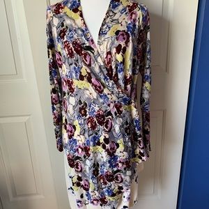 Anthropologie Long Floral Sweater M